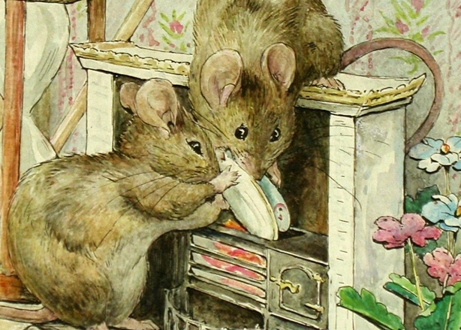 Беатрикс Поттер иллюстрации мыши
