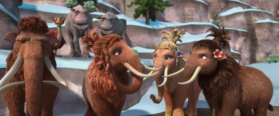 Ледниковый период персик и Итан