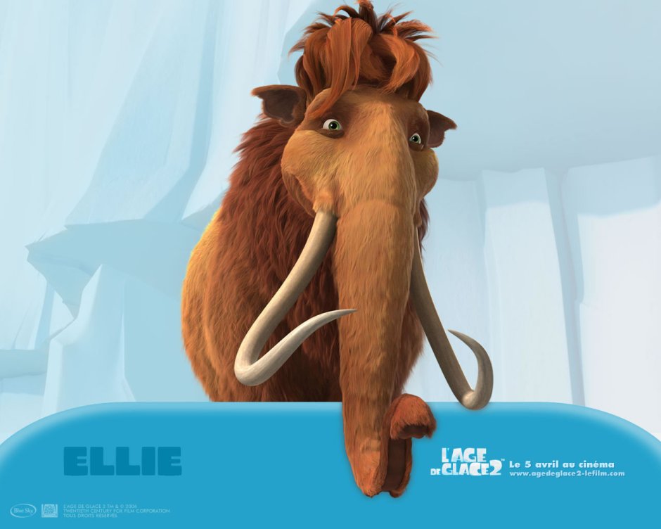 Ледниковый период мамонтиха Элли