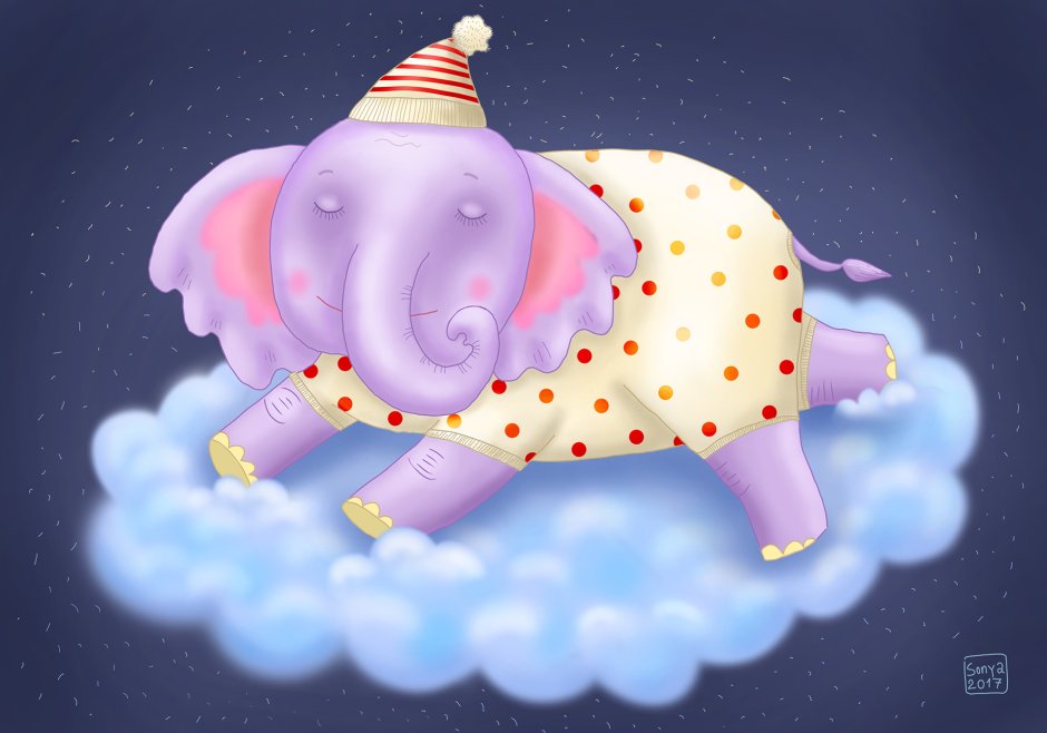 Слоник спит