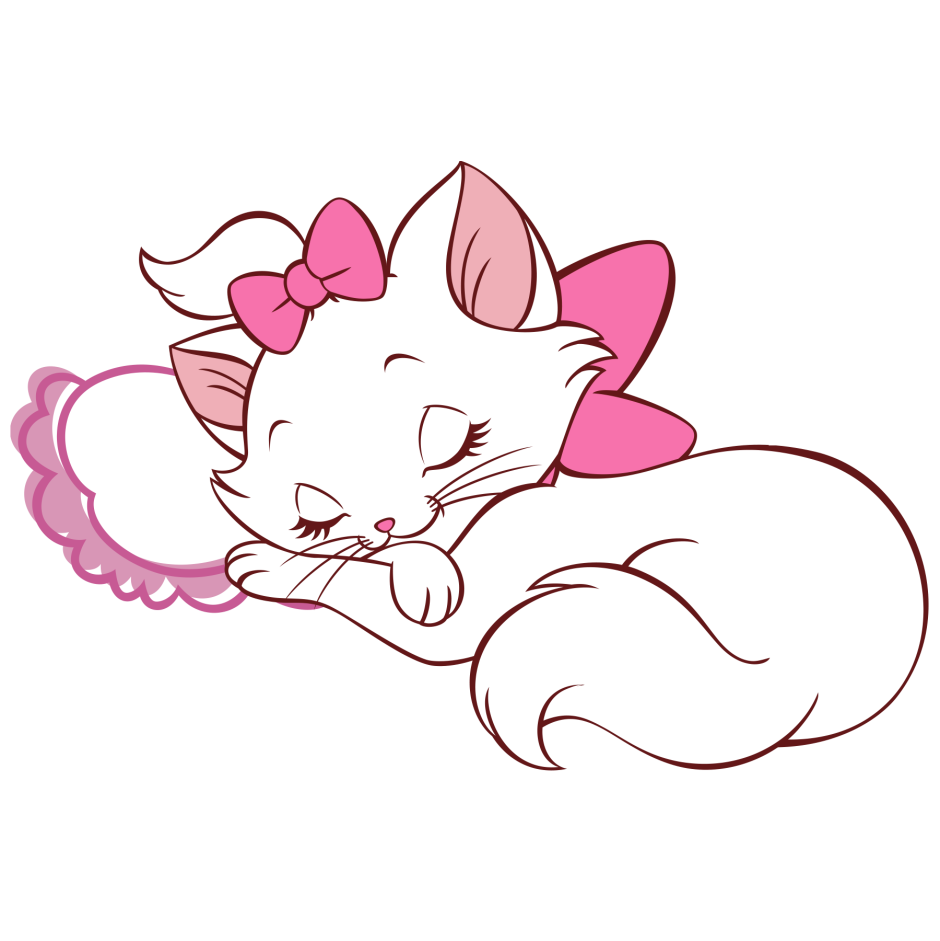 Стикеры кошка Мари