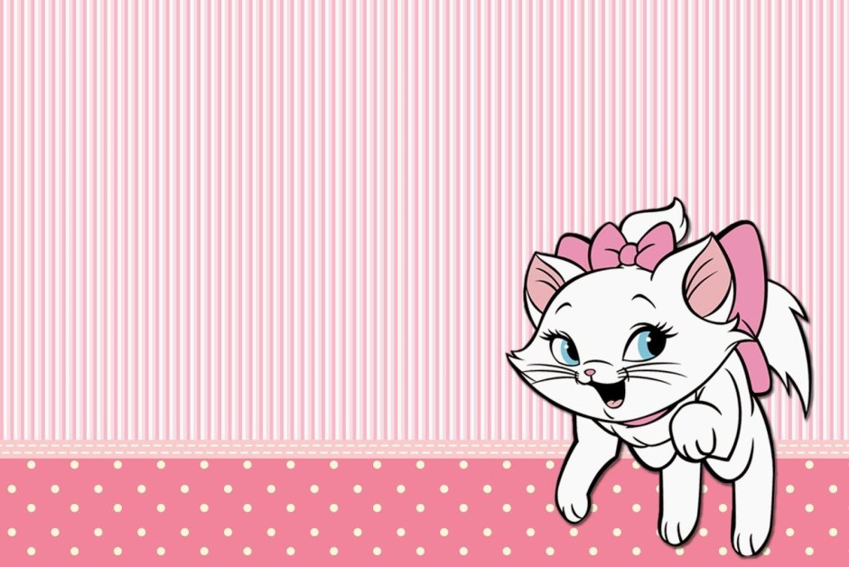 Баннер с кошечкой Мари