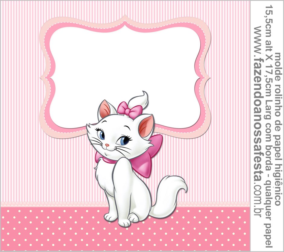 Кошка Мари макет на торт