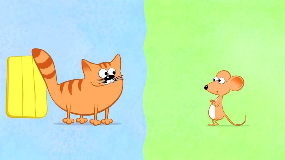 Кошка из синего трактора