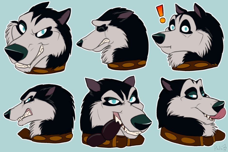 Стикеры Балто