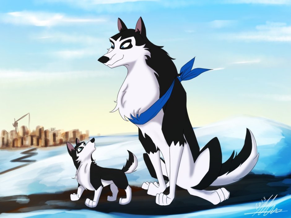 Мультик про хаски Балто