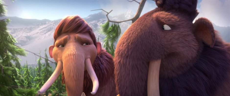 Ледниковый период 5 персик и Джулиан