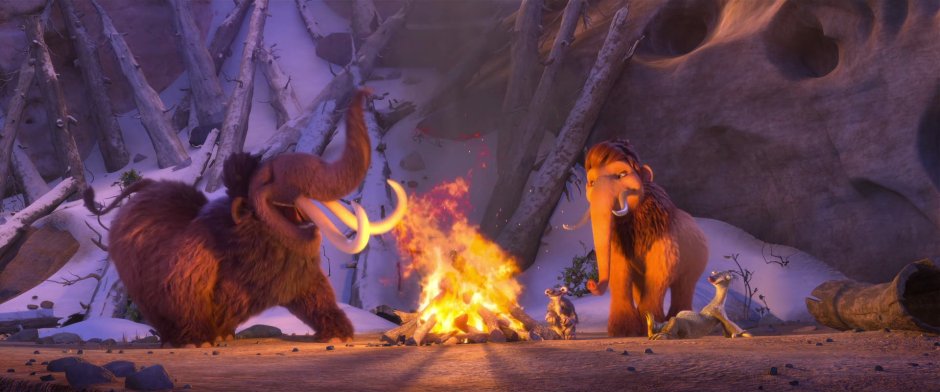 Ледниковый период 5 персик и Джулиан