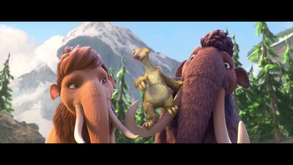 Ледниковый период 5 персик и Джулиан