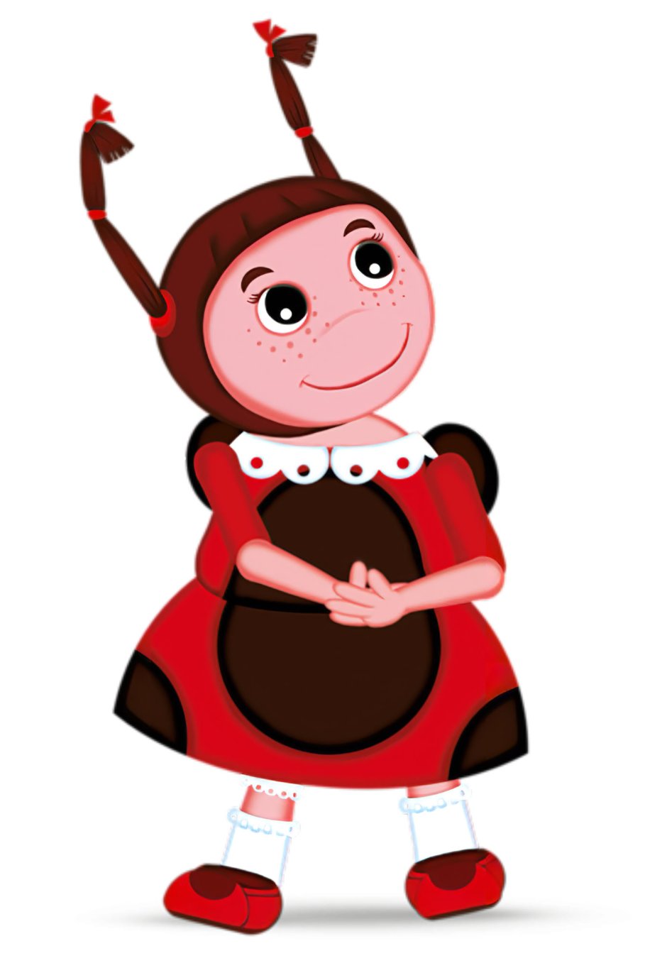 Герои мультика Лунтик Мила