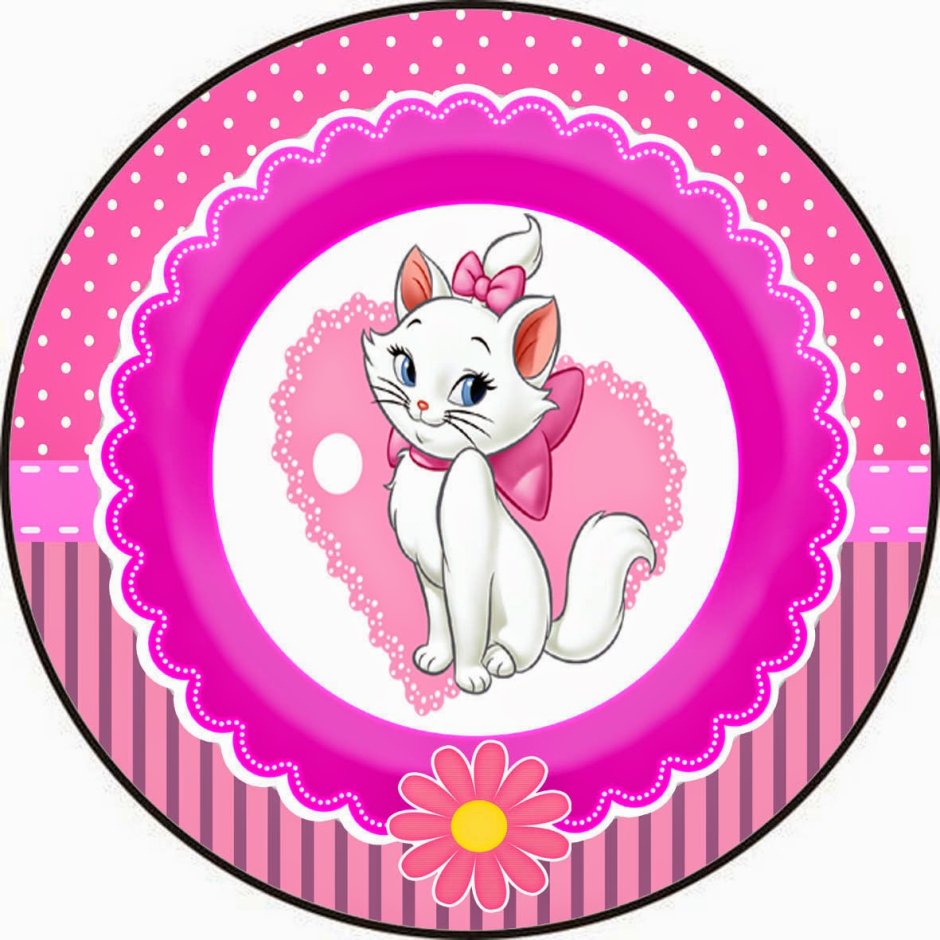 Кошечка Мари в круге