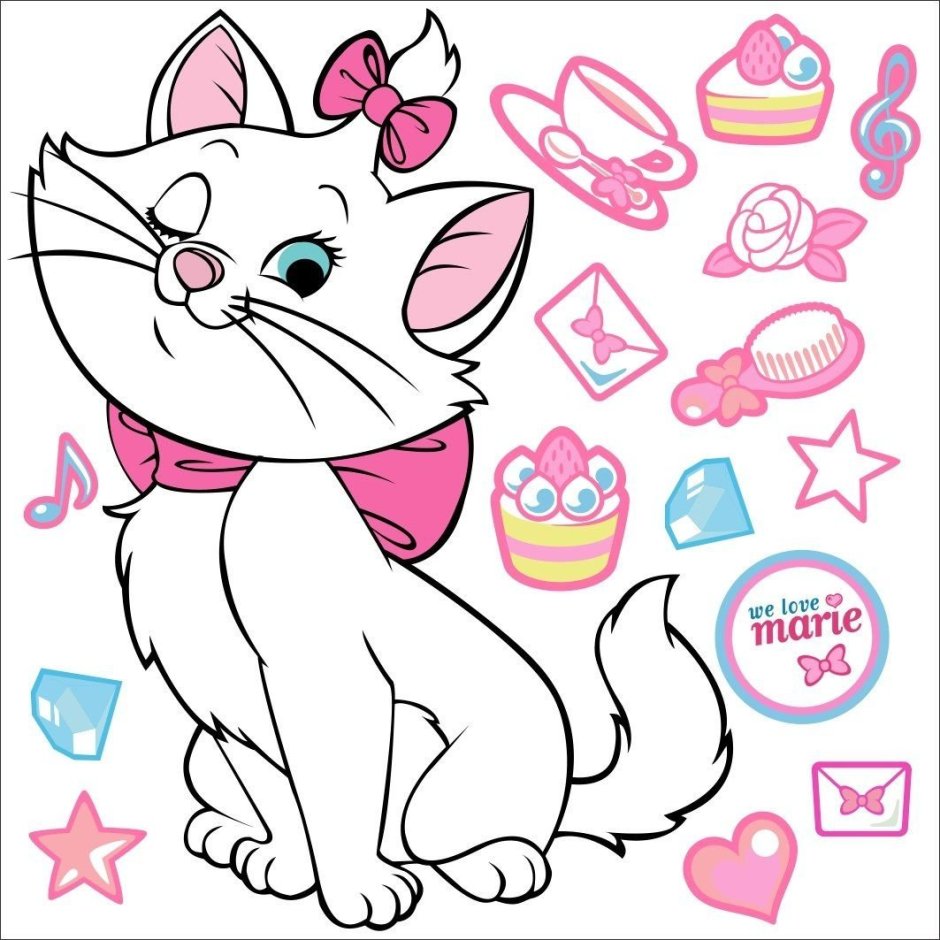 Кошечка Мари из мультика