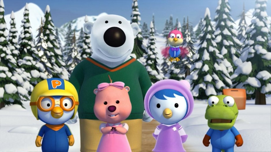 Пингвиненок Пороро герои мультика