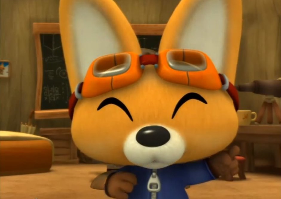 Пингвинёнок Пороро Эдди изобретатель