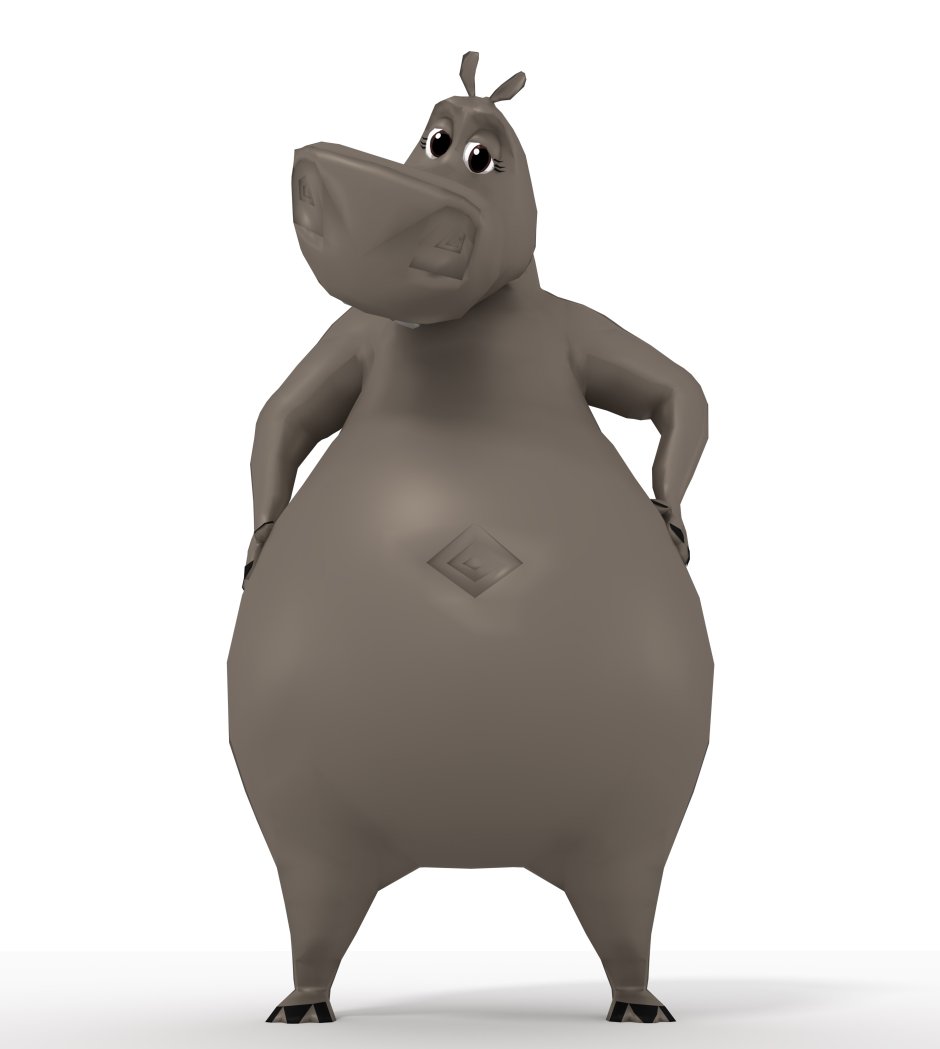 Бегемот Глория из Мадагаскара