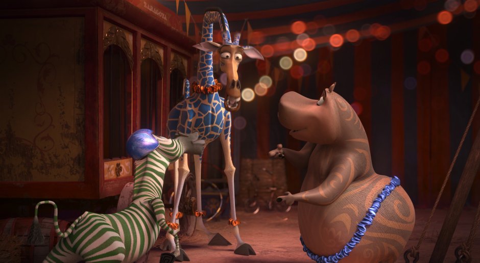 Бегемотиха Глория из Мадагаскара 3