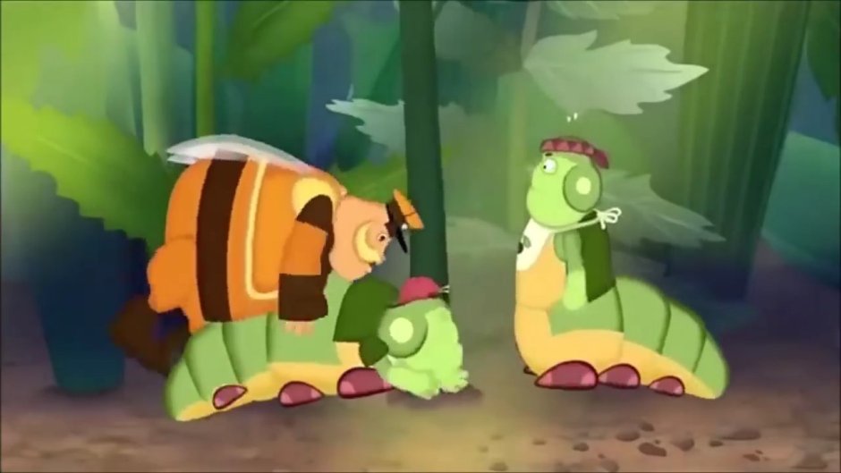 Лунтик Кузя Мила Пчеленок Вупсень и Пупсень