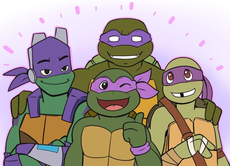 Эволюция черепашек ниндзя Донателло
