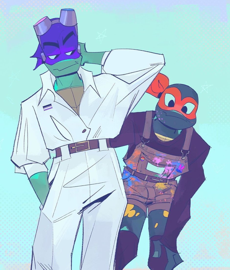Rottmnt Leo x Donnie