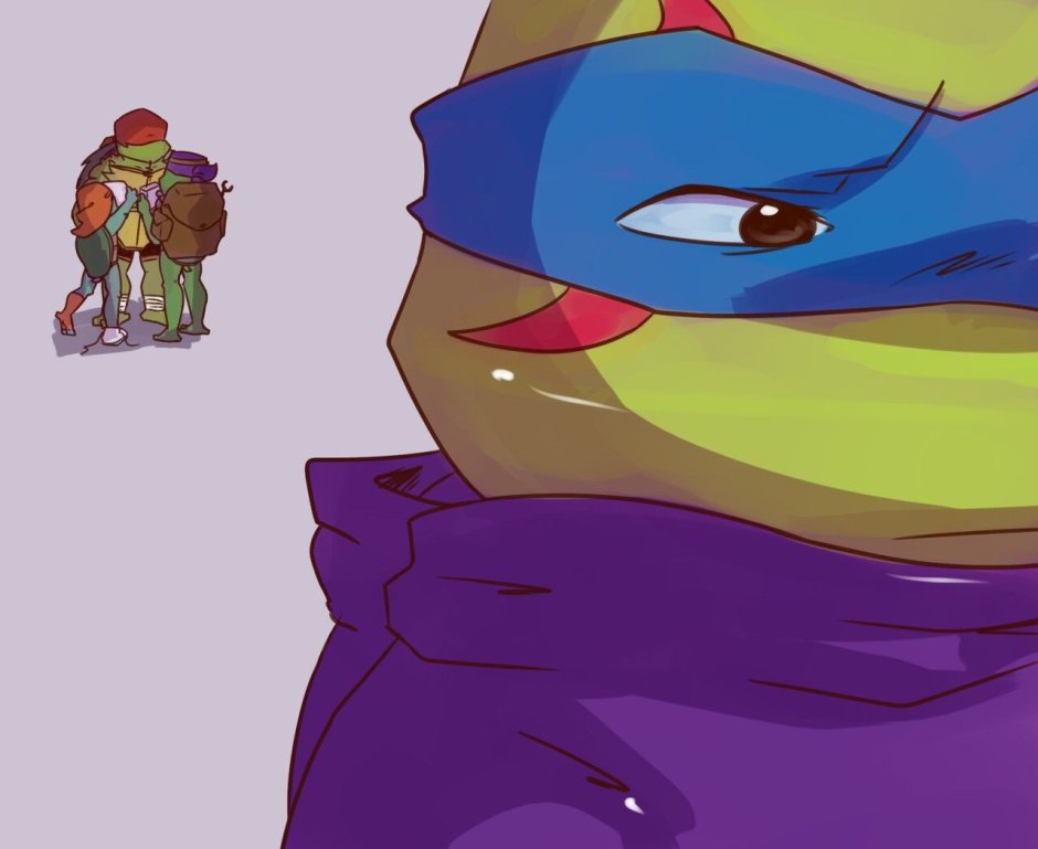 Эволюция черепашек ниндзя Лео и РАФ