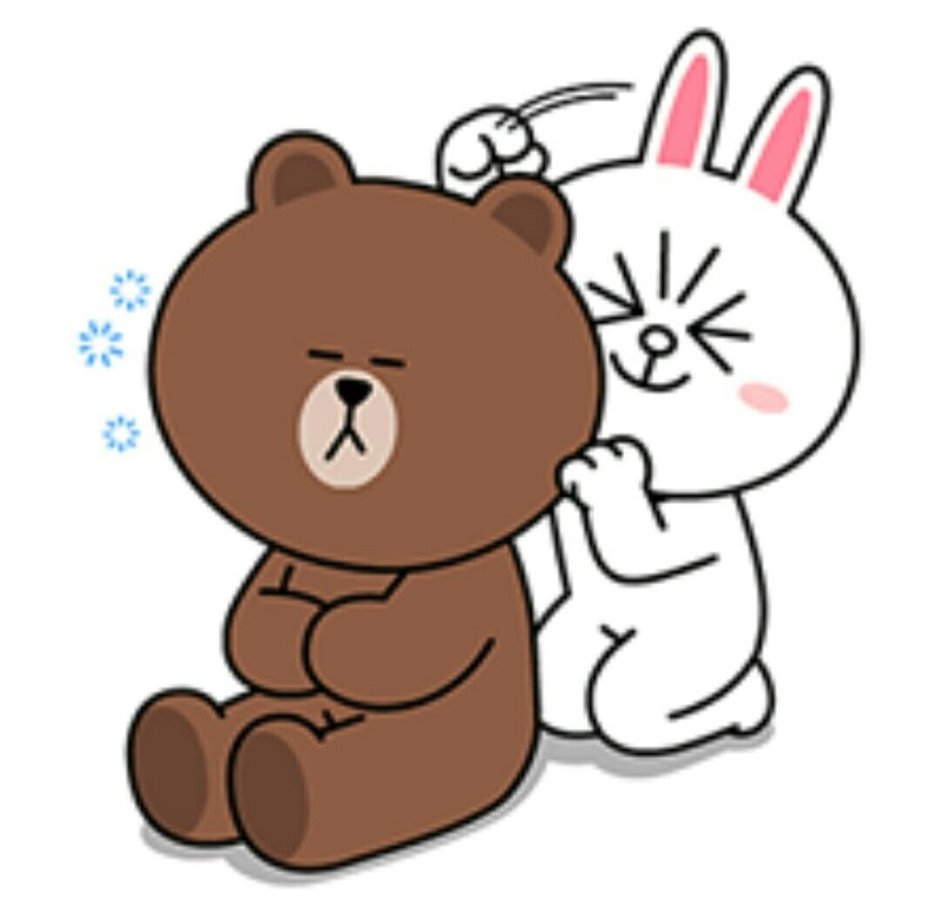 Стикеры Brown & Cony
