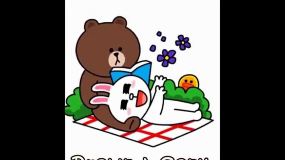 Стикеры Brown & Cony
