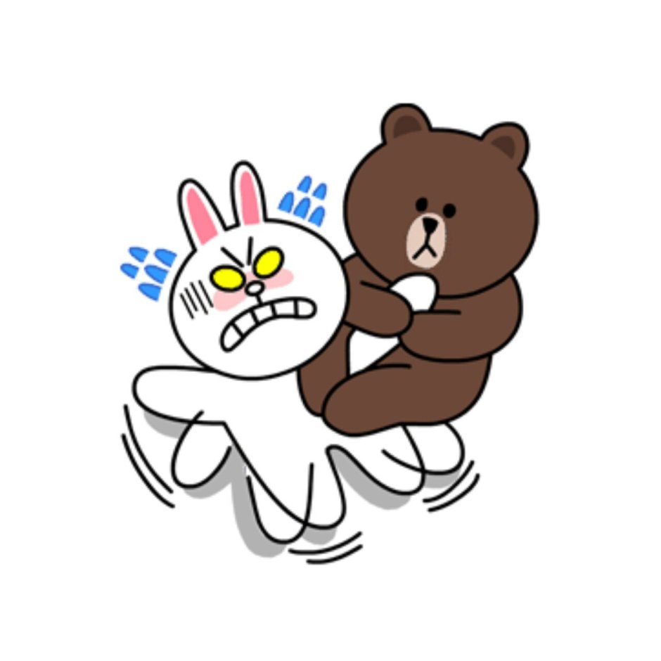 Мишка и Зайка Стикеры