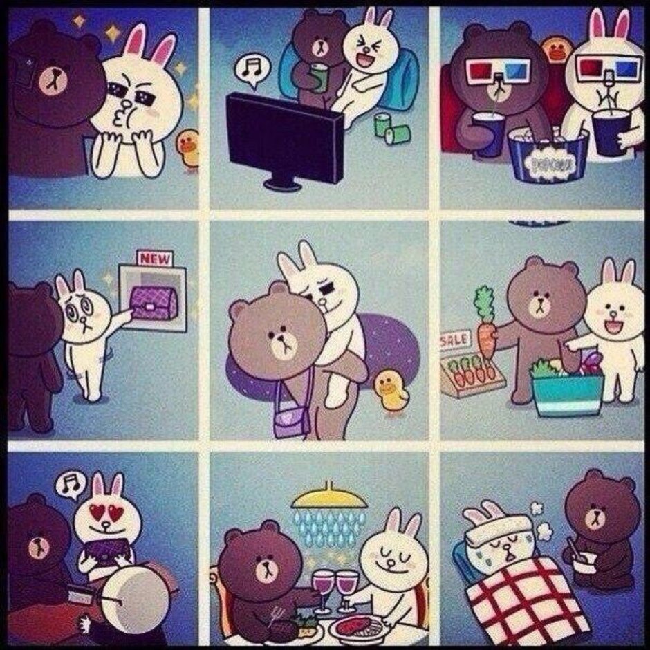 Мишка и Зайка любовь