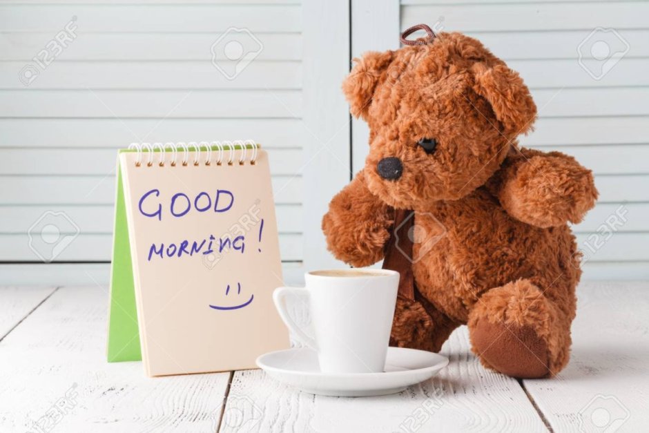 С добрым утром плюшевый мишка