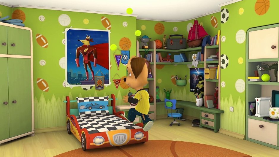 Барбоскины дружок комната