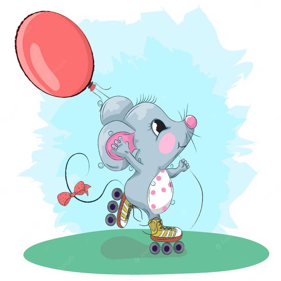 Мышонок мультяшный