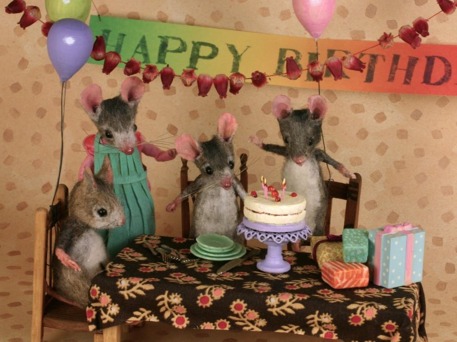 День рождения мышонка