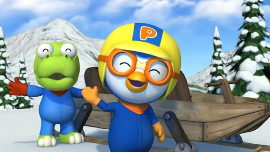 Пингвиненок Пороро Эдди изобретатель