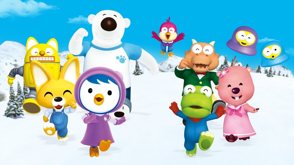 Герои мультика Пороро