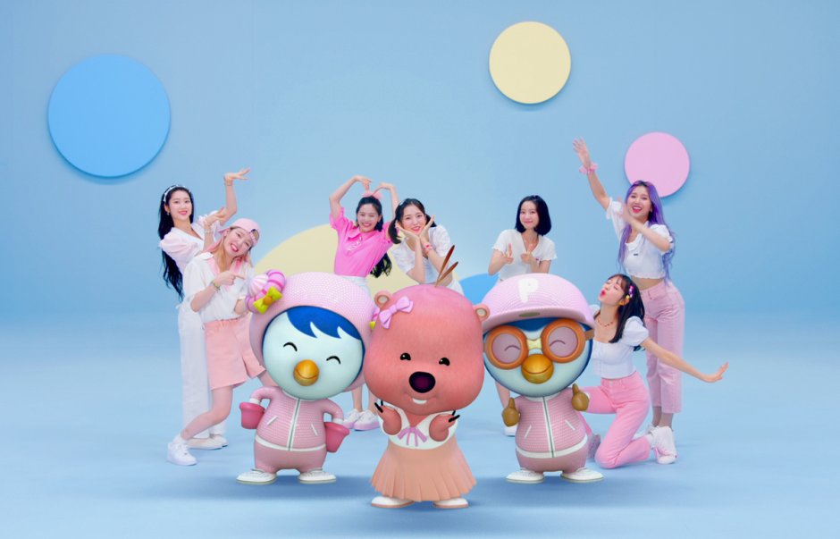 Пороро розовая девочка