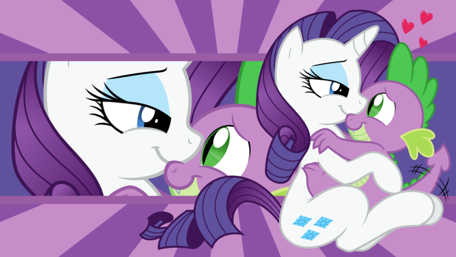 Rarity Spike любовь