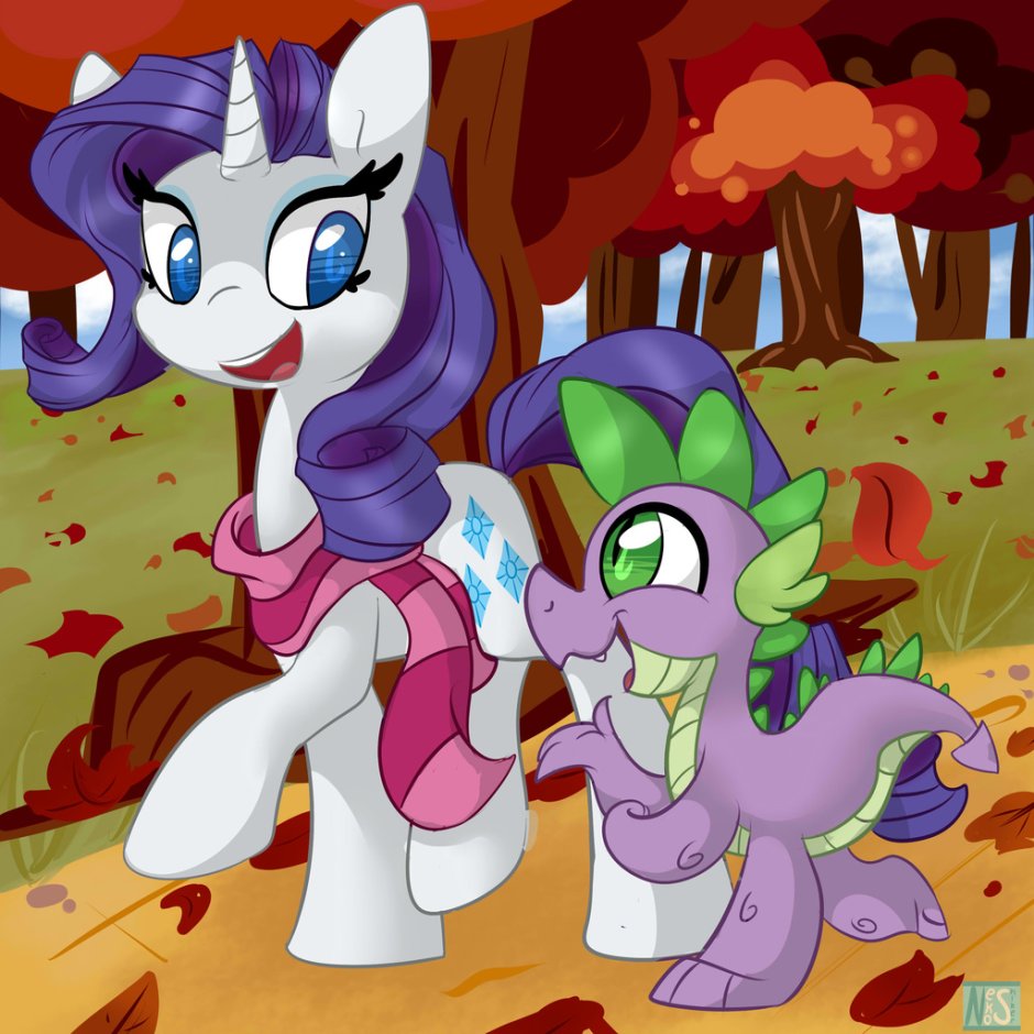 Рарити и Спайк любовь