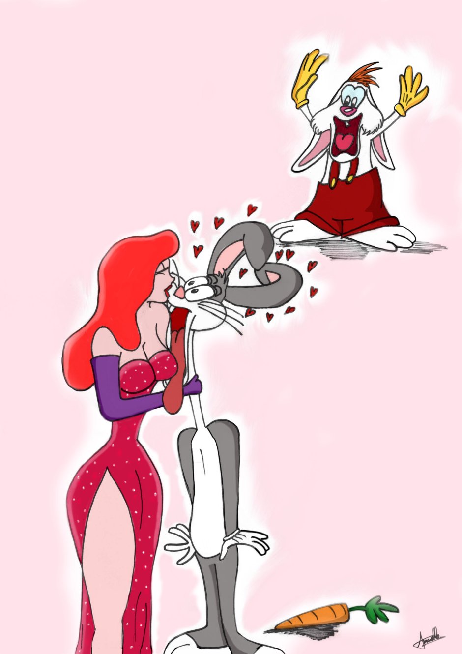 Кролик Роджер и Багз Банни