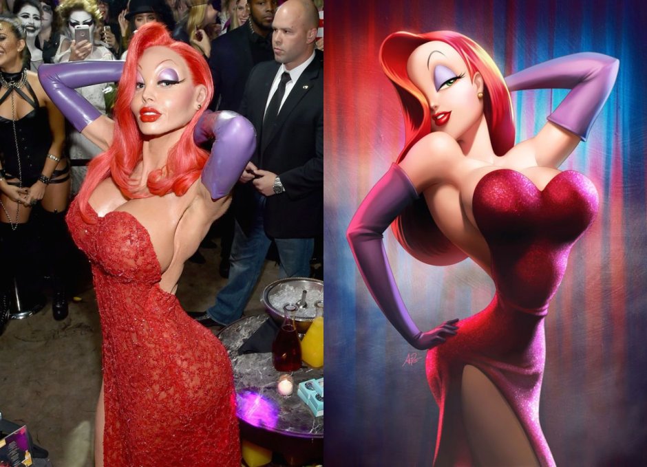 Хайди Клум Джессика рэббит