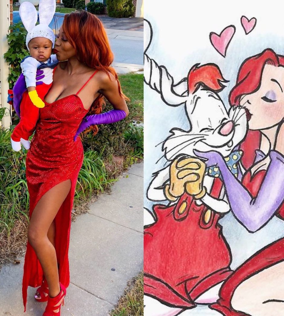 Джессика рэббит и кролик Роджер Хэллоуин