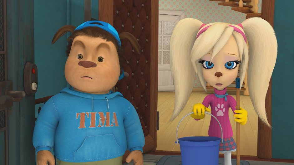 Барбоскины Тимоха и роза