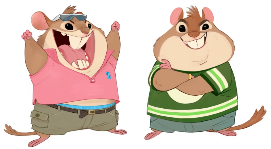 Хомяк мультяшный