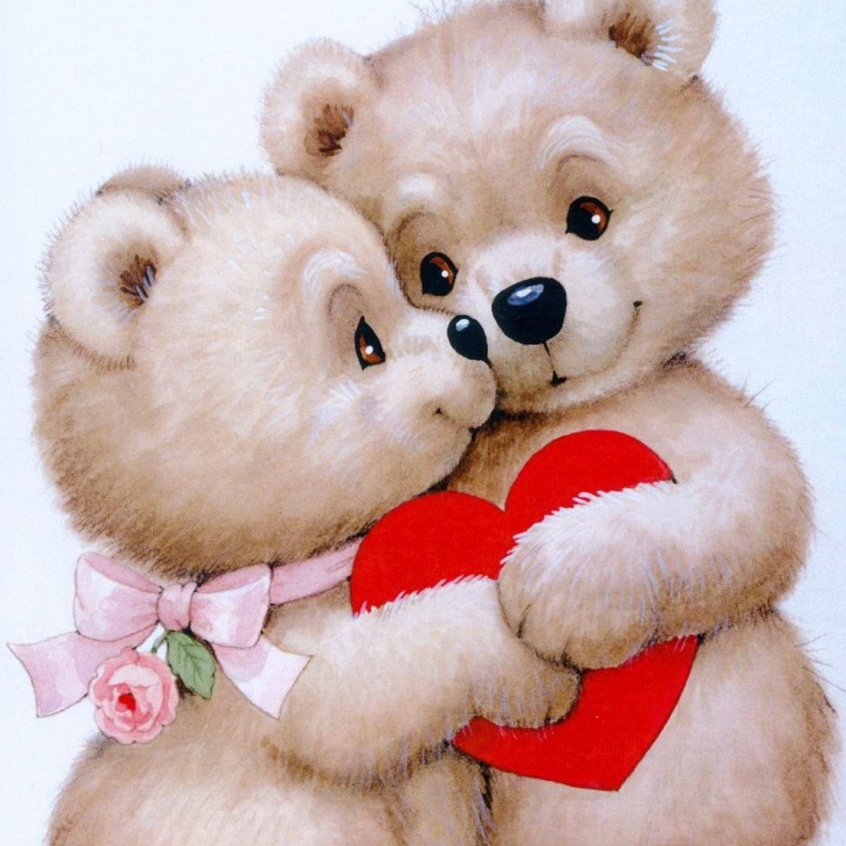 Влюбленный мишка