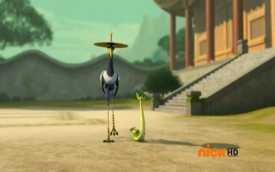 Мастер журавль кунг фу Панда