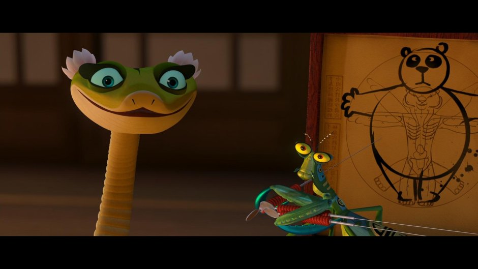 Змея из кунг фу Панда