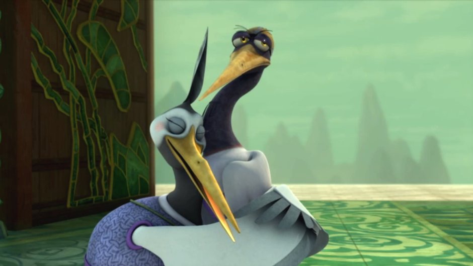 Мастер журавль кунг фу Панда