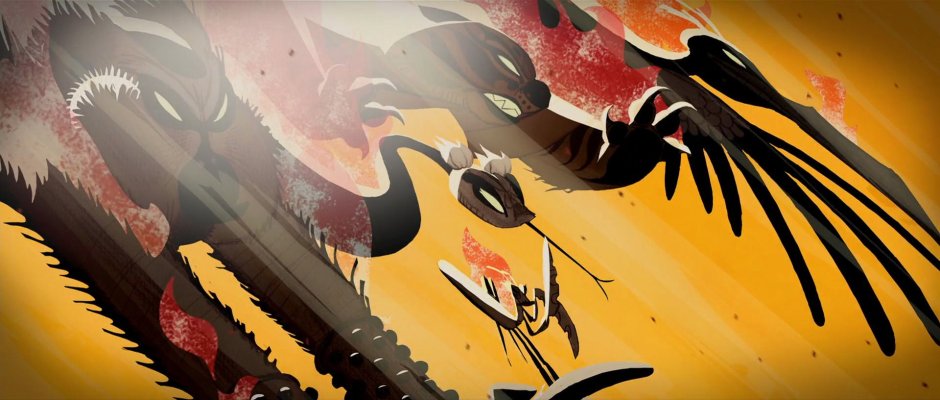 Кунг фу Панда и Король Лев