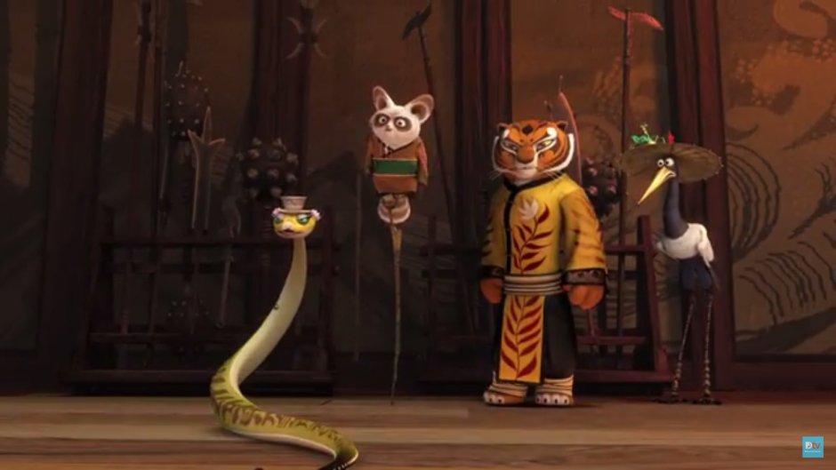 Кунг фу панда гадюка и журавль