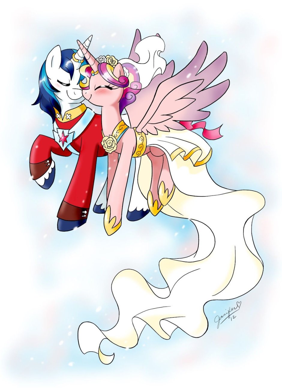 Принцесса Селестия и Шайнинг Армор