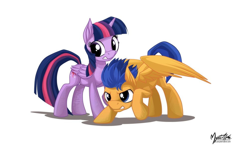 Принцесса Твайлайт Спаркл и флеш сентри